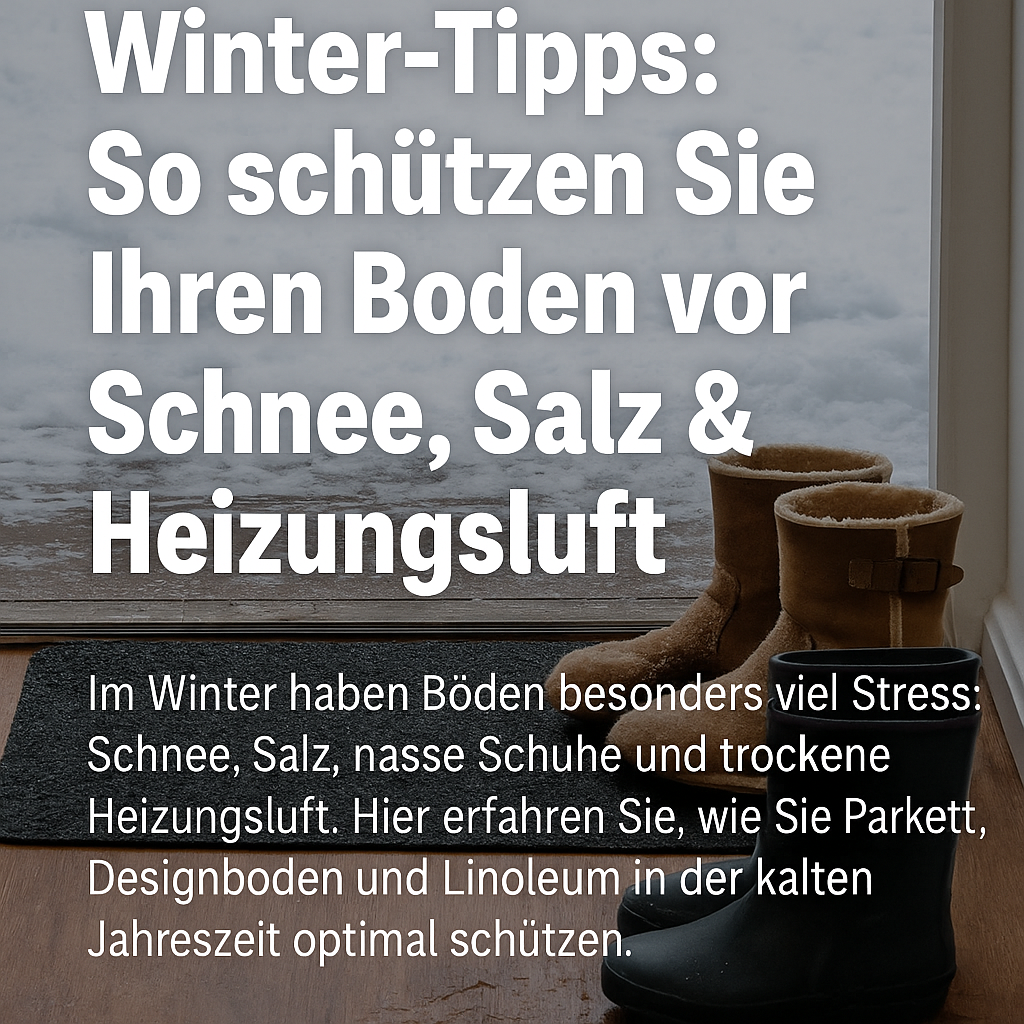 Winter-Tipps: So schützen Sie Ihren Boden vor Schnee, Salz & Heizungsluft